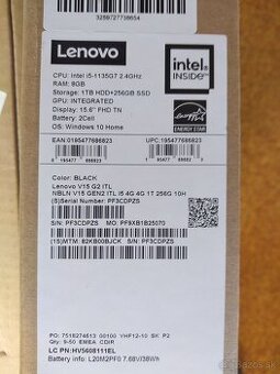Predám úplne nový Lenovo V15 G2 ITL