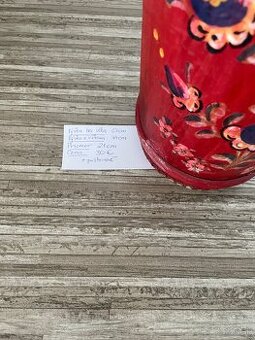 Drevena malovana nadoba