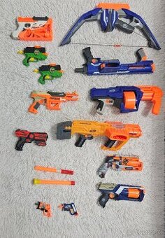 Nerf pištole+náboje