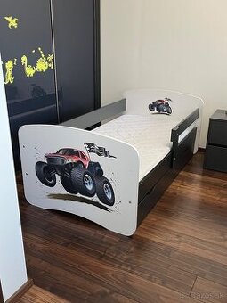 Detská posteľ MONSTER TRUCK 160x80 cm