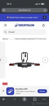 Thule easyfold xt2 nosič na bicykle