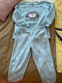 Detské pyžamo veľkosť 98 až 104 cm tyrkysová farba