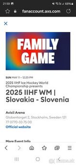 Slovensko - Slovinsko IIHF WORLD CHAMPIONSHIP 2025