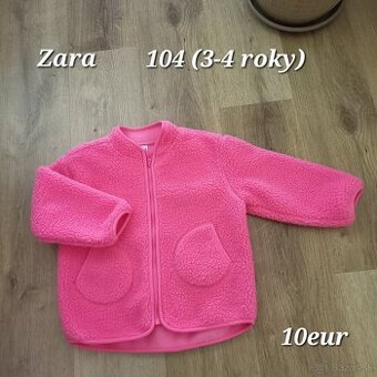 Zara - huňatá bundička (mikina)