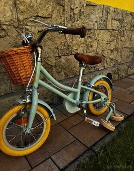 BOBBIN Detsky dievcensky bicykel 12”, 2-4 roky