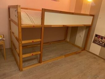 IKEA KURA detska obojstranna postel + baldachyn = darcek
