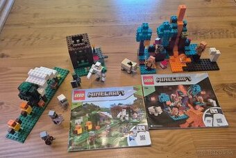 Lego Pillager Outpost (21159) a the Warped Forest (21168)