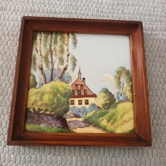 Ručne maľovaná obkladačka RAKO made in BOHEMIA
