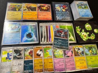 Pokemón MEGA balík F: 100ks kariet v obaloch s EX a darček
