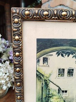 Starý obrázok, rám