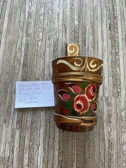 Drevena malovana nadoba