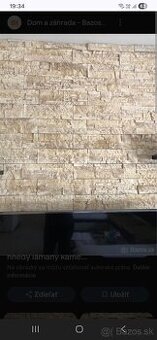 Predam kamenny obklad Vaspo kamen lamany  bezovohnedy