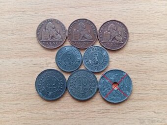 Belgické staré mince 2
