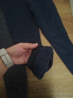 Tepláky  chlapec 146 zateplené, hrubé 2 balenie nove