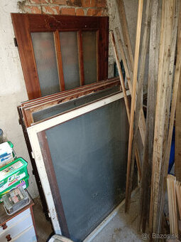 Darujem drevené okná a dvere