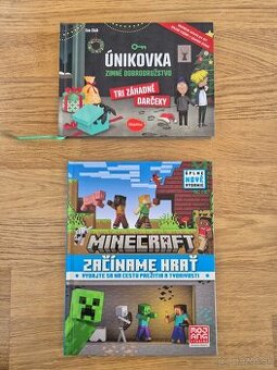 NOVE knihy Minecraft & Unikovka