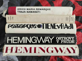 3x Remarque + 2x Hemingway - spolu 11e