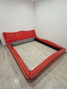Kožená postel 180x200