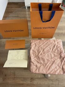 Louis Vuitton monogram šatka s komplet balením, účtom - 1