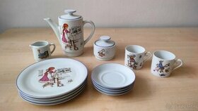 Dětská porcelánová čajová sounprava Reutter Porzellan - Něm