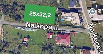 805m2 pozemok Myslava Na Kope
