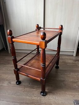 Drevený Servírovací stolík-retro/vintage štýl