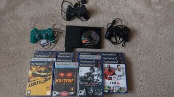 Ps2 slim 15 hier 3 ovládače