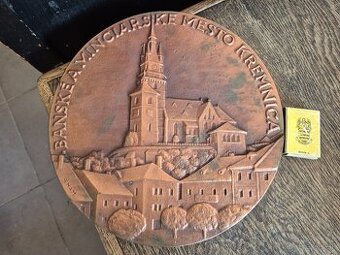 bronzova plaketa kremnica