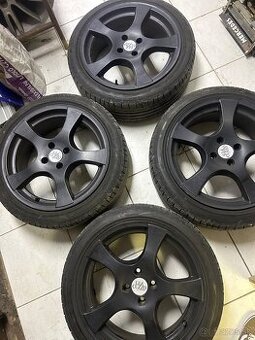 Hlinikove disky 4x100 r 17 letne pneu 205/45 r17