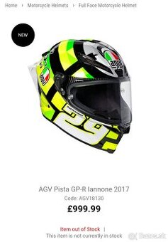 Integralna prilba AGV Pista GP R lannone carbon