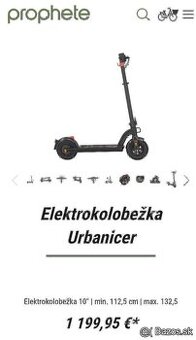 PROPHETE AEG SCOOTER URBANICER Y