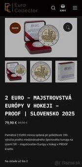 Pamätná 2 EURO minca vydaná pri príležitosti 100. výročia pr