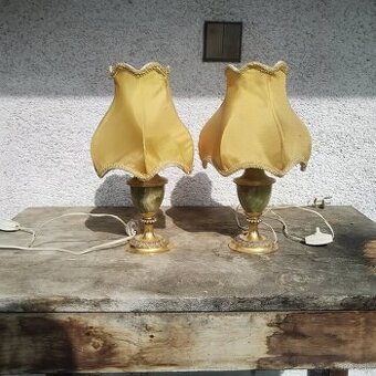 Krásne parove lampicky funkčné onyx