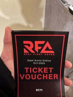 Predám listky na RFA do Steel arény Košice