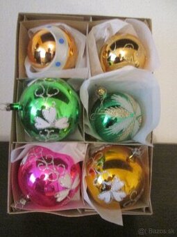 Retro vianočné gule