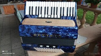 Harmonika -Akordeon.Delícia Carmen 80basová modrá.