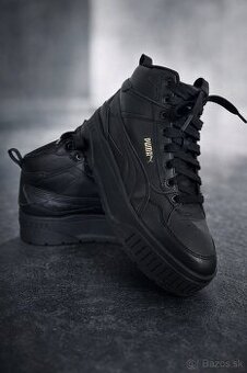 Puma členkové tenisky Karmen Ii Idol Mid čierna