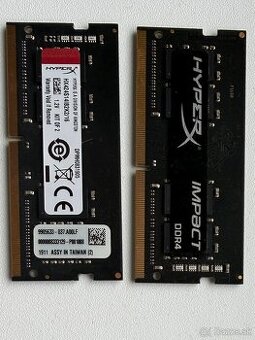 Predám RAM DDR4 16GB (2x8GB) do notebooku