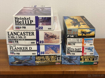 Plastikové modely lietadiel 1:72 a 1:144