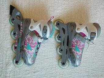 Dievčenské kolieskové korčule ROLLERBLADE-veľkosť 33-38