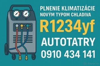 PLNENIE A KONTROLA KLIMATIZÁCIE – CHLADIVO R1234YF