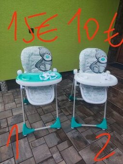 Detská jedálenská stolička Zopa Monti - Menthol Mint