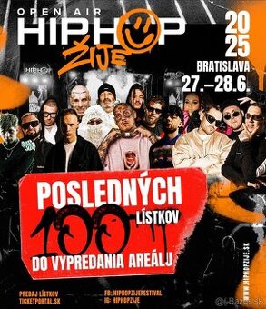 Hip hop Žije 27.6 2025