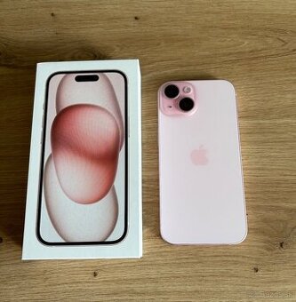 Na predaj Apple iPhone 15 v ružovej farbe