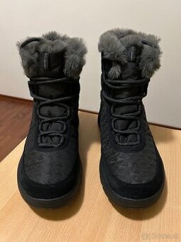 ZIMNÉ KOŽENÉ TOPÁNKY zn.COLUMBIA Waterproof č.40