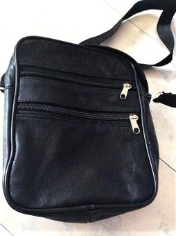 Luxusná kožená taška na rameno