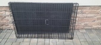 Kovová klietka s dvierkami, skladacia XXL