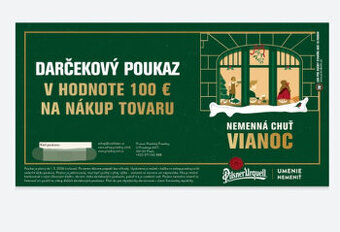 pilsner urquell poukaz 100e