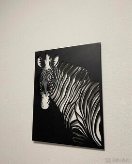 Nástenná dekorácia - kovový obraz