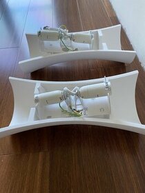 2 lampy na stenu biele